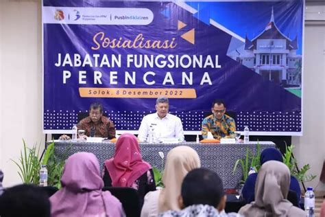 Sosialisasi Jabatan Fungsional Perencana Ini Kata Wako Solok