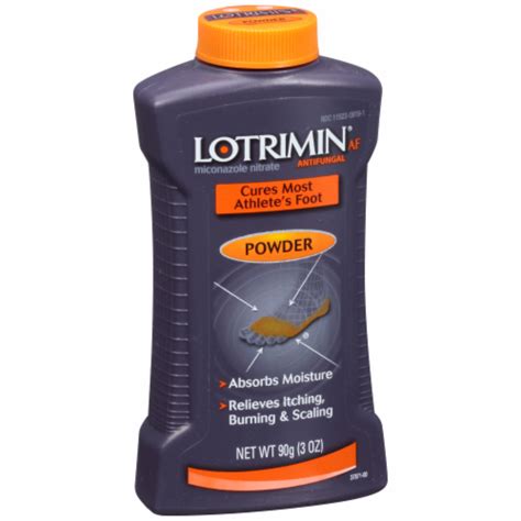 Lotrimin AF Miconazole Nitrate Antifungal Powder 3 Oz King Soopers