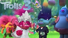 TROLLS 3 BAND TOGETHER Movie scene. Poppy and Branch's wedding in ...
