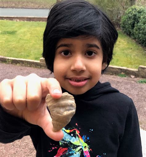 Six Year Old Boy Finds Fossil Dating Back Millions Of Years In His