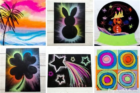 Awesome Chalk Pastel Art Kids Will Love To Create Projects With Kids