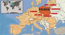 POLONIA.: Ubicación geográfica de Polonia.
