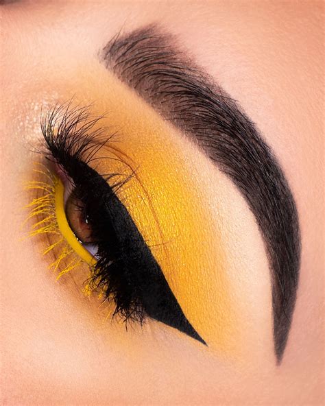 Yellow Eyeshadow Yellow Eye Makeup Eye Makeup Tutorial Eye Makeup