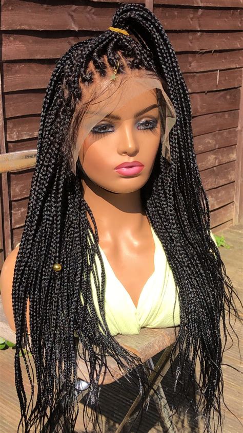 Knotless Braids Full Frontal Braided Wig 28inches Ubicaciondepersonascdmxgobmx