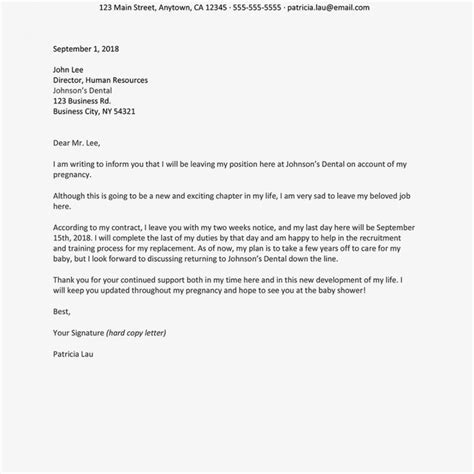 Browse Our Example Of Dental Nurse Resignation Letter How To Write A