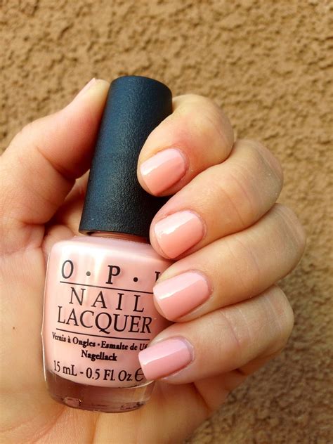 Opi Hopelessly In Love A Light Peach Pink Color Peach Nails Color