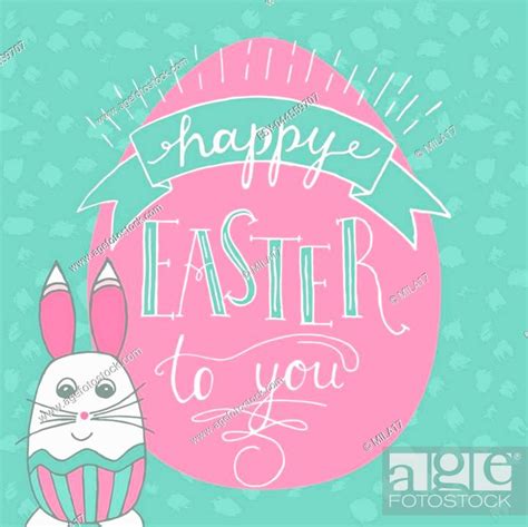 Hand Written Easter Phrases Greeting Card Text Templates With Easter