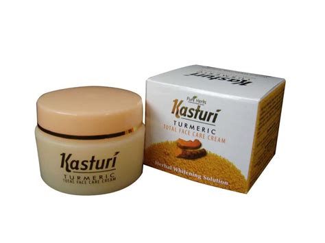 Pure Herbs Kasturi Turmeric Skin Lightening Whitening Night Cream G