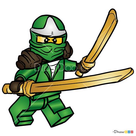 How To Draw Green Ninja Lego Movie