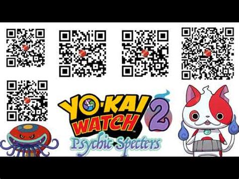 Yo Kai Watch Qr Codes All Coin Colors