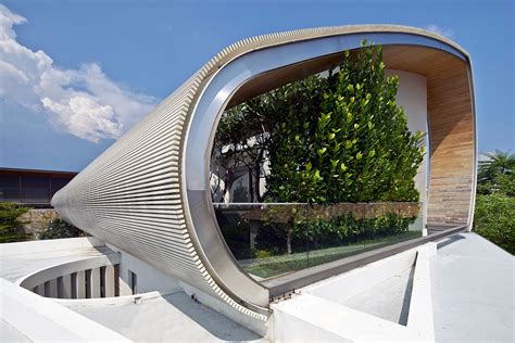 Curved Roof House