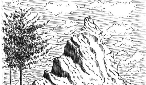 Find mountain drawing stock images. Learn to Draw Simple Landscapes in Pen and Ink | North ...