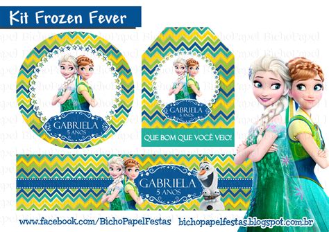 Kit Festa Frozen Para Imprimir Grátis Frozen Fever Party Festa
