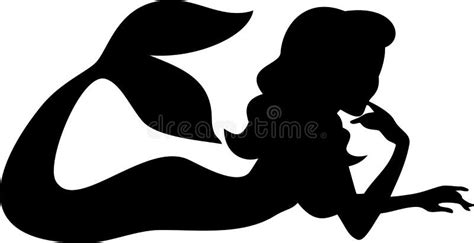 A Mermaid Silhouette Stock Vector Illustration Of Imagery 47658905