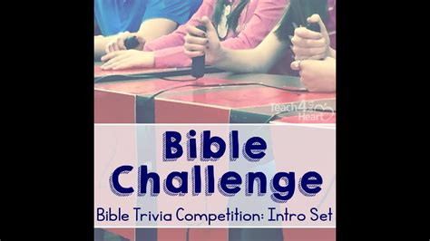 Bible Challenge Bible Trivia Competition Example Youtube