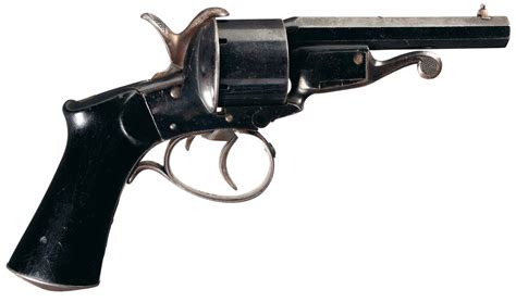 Unique Javelle French Pinfire Double Action Revolver