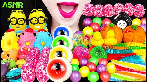 Asmr Assorted Jelly Gummy Candy Marshmallow Eyeball Warm 젤리 구미