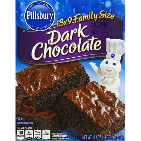 Pillsbury Brownie Mix Dark Chocolate 184 Oz Instacart