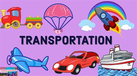 Transportation For Kids Modes Of Transport With Sound Kids
