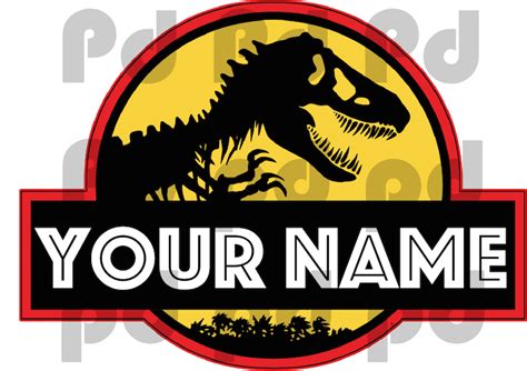 Jurassic Park Personalized Wall Decal Superhero Wall Design Primedecals