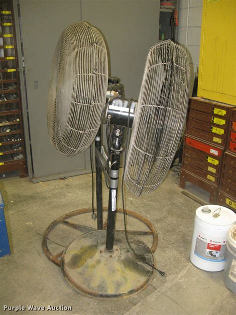 2 Dayton Pedestal Fans In Wichita Ks Item As9679 Sold Purple Wave