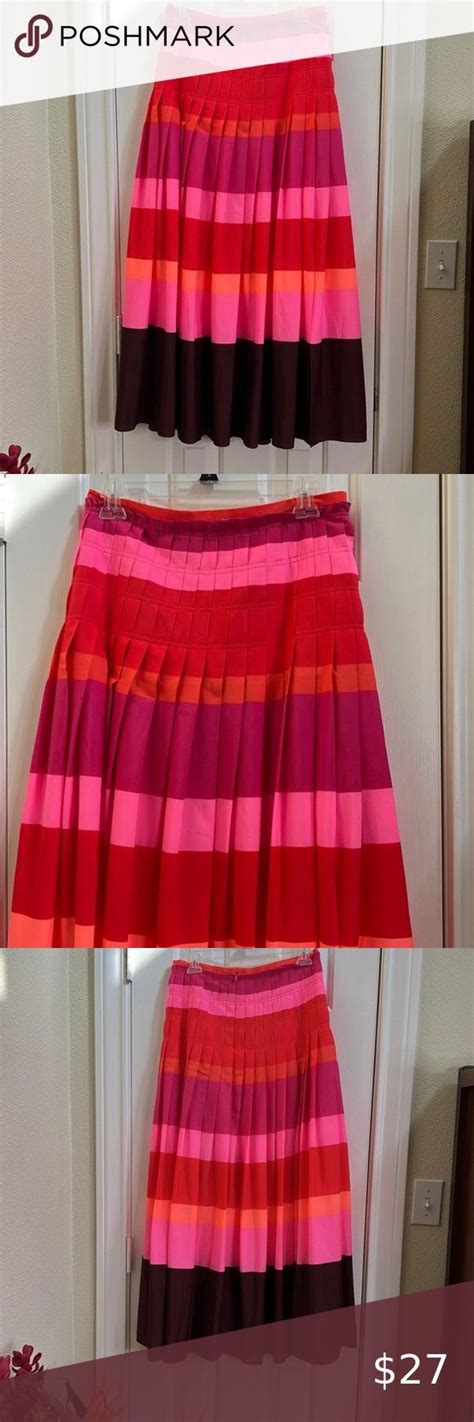 nwot banana republic pleated color block skirt pleated skirt maxi skirt plus fashion fashion