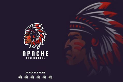 Apache Indian Logo By Artchilesdesign On Envato Elements
