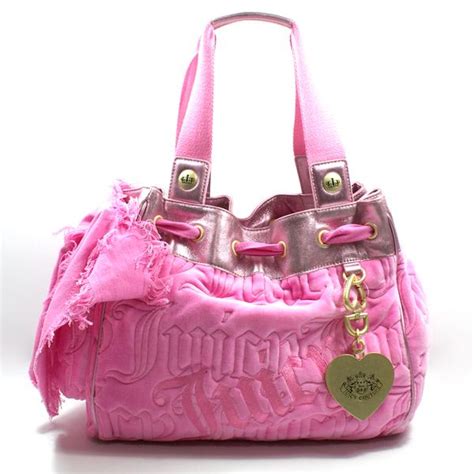 Juicy Couture HotHot Pink Daydreamer Velvet Shoulder Bag YHRU Juicy Couture YHRU