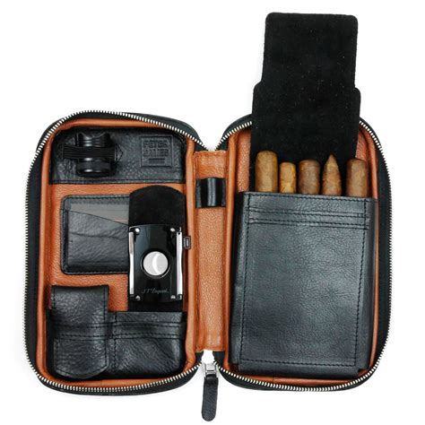 Black And Brown Leather Cigar Case Leather Cigar Case Cigar Cases Cigars