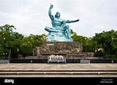 Nagasaki Peace Memorial Statue Park Japan Asia Kyushu Prefecture Stock ...