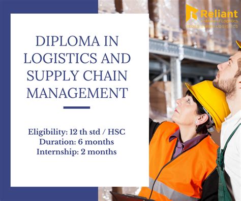 Diploma In Logistics And Supply Chain Management Supplychainmanagement Logistics