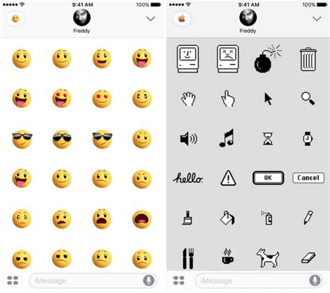 Apples First Emoji Sticker Packs For Messages In Ios 10