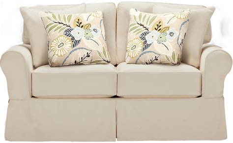 Cindy Crawford Home Beachside Natural Denim Loveseat Rooms To Go