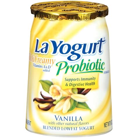 La Yogurt Probiotic Rich And Creamy Lowfat Yogurt Vanilla 6 Oz Shipt