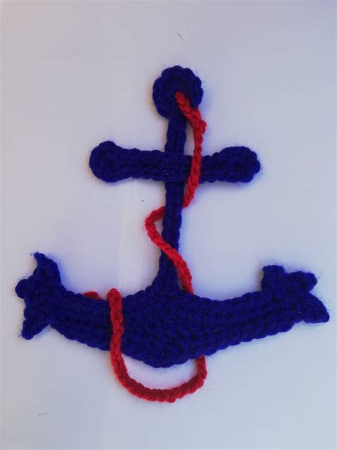 Sea Life Appliques Crochet Applique Sea Boat Sea Anchor T