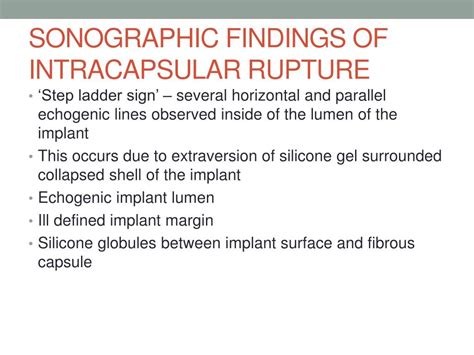 Ppt Breast Implant Rupture Powerpoint Presentation Free Download