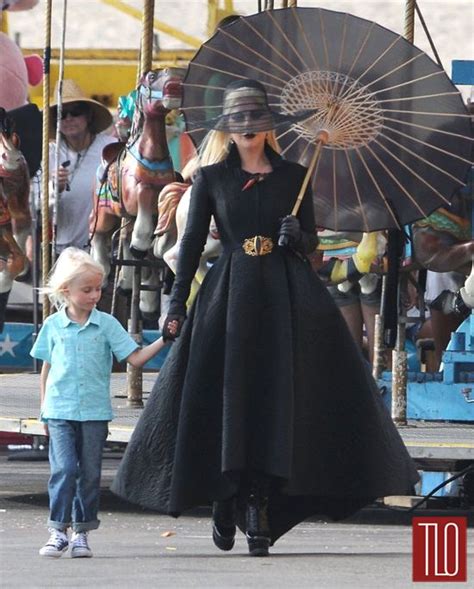 Lady Gaga On The Set Of American Horror Story Hotel Tom Lorenzo