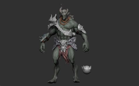 Demon Sculpt Zbrushcentral Demon Sculpting 3d Characters