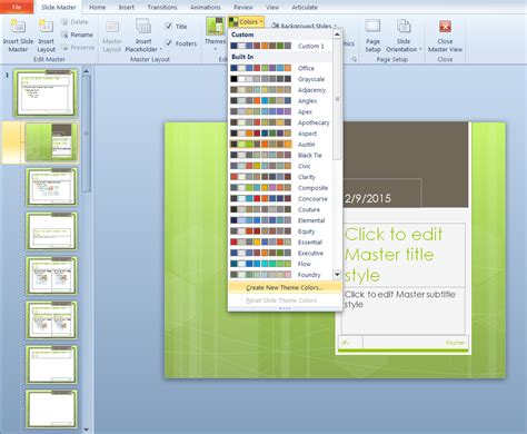 How To Create Powerpoint Template
