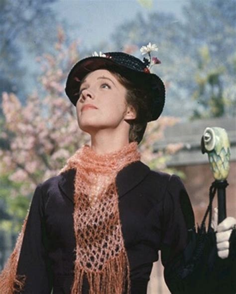 Julie Andrews As Mary Poppins Buena Vista 1964 Production Still Julie Andrews Mary Poppins