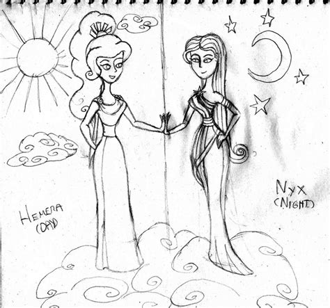 Hemera And Nyx By 666 Lucemon 666 On Deviantart