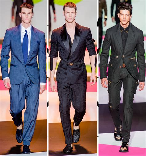 runway to style freaks fashion blog versace men s spring 2014 athletic movement