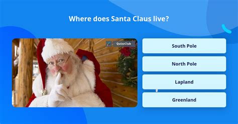 Where Does Santa Claus Live Trivia Questions Quizzclub