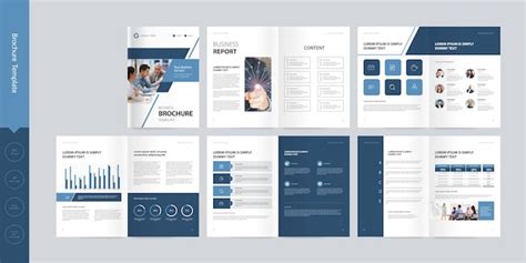 Premium Vector Business Company Profile Brochure Design Layout Template