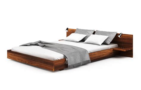 Holzbetten massivholz.ch | tellus produziert holzbetten für den gesunden schlaf. Havanna in Nussbaum - Bett