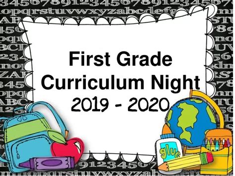Ppt First Grade Curriculum Night 20 19 2020 Powerpoint Presentation