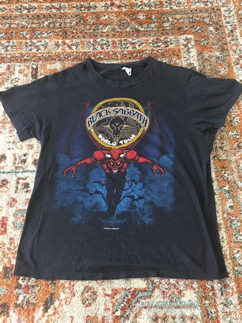 1981 Black Sabbath Mob Rules Tour Vintage T Shirt Etsy