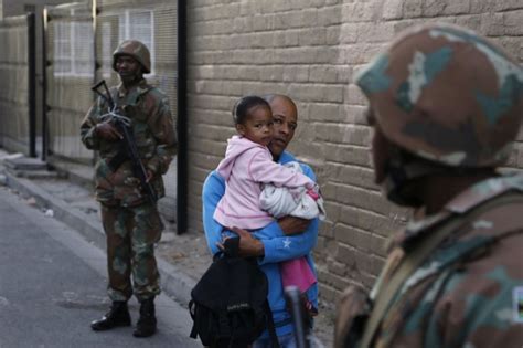 South African Military Deployed In Cape Town To Help Fight Gangs