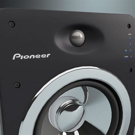 Speaker Systems Pioneer S Dj08 3d Max