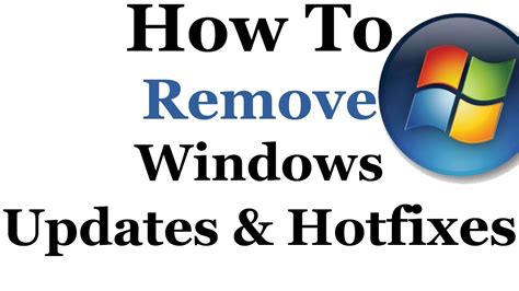 How To Remove Unwanted Microsoft Updates From Windows 7 And 8 Youtube